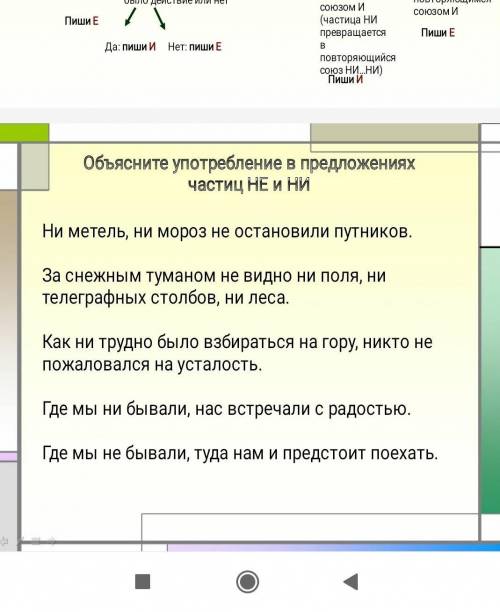 Объясните употребление в предложениях частиц НЕ и НИ , русский 7 класс​