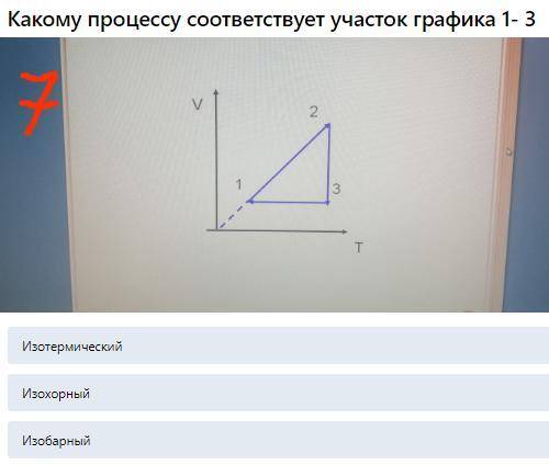 1)Какой закон описывает изохорный процесс Закон Шарля Закон Жозефа Луи Гей - Люссака Закон Бойля - М