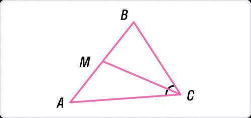 В треугольнике ABC проведена биссектриса CM. Угол BCM равен 37 градусов, а угол B равен 65 градусов