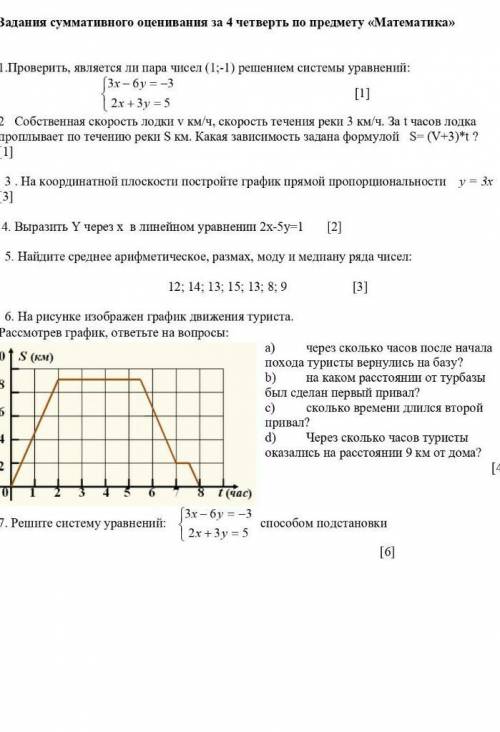 соч по математике час выполнения ​