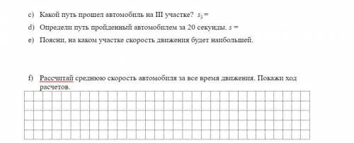 2 задание ( ) На графике зависимости пути от времени, показано движение автомобиля в час пик в больш