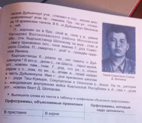 Танков Дуйшенкул уча... Ствовал в отр...жении мно- гочисленных* атак пр...тивника. Гру...па ун...что