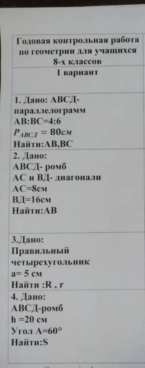 умоляю кр годовая умоляю если можно то чертеж 1,2,4 А в 3 формулы​