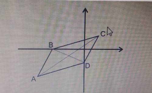 Даны три вершины параллелограмма АВСД: A(-6;-4) Д(0;-3) C(2;1). Найдите координаты вершины В и точку