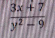 1. Прикаких значениях переменной, данная алгебраическая дробь имеет смысл?3х +7у2 - 9​