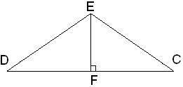 ED=EC,∢DEC=110°. Угол EDC равен ( )°.