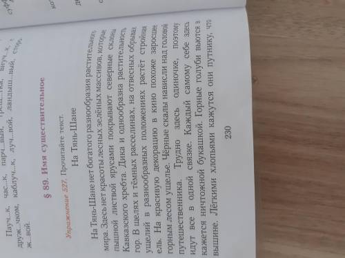 Из текста На Тянь Шане выпишите все сущ. В состав которых входит суффикс или приставка до