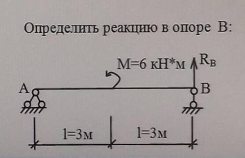 Найти реакции в опорах