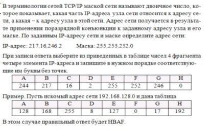 . В терминологии сетей TCP\IP маской называют двоичное число, которое показывает, какая часть IP-адр