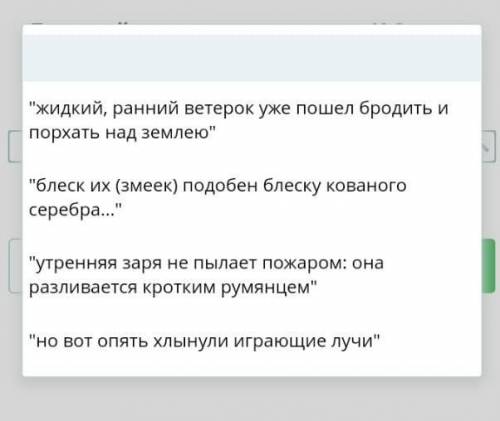 ❗ Прочитайте отрывки из рассказа И.С. Тургенева Бежин луг. Укажите олицетворение (изобразительное