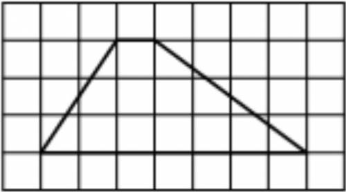 На клетчатой бумаге с размером клетки 1х1  изображена трапеция. Найдите длину её средней линии ​