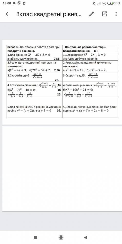 с контрольной по алгебре. Те кто напишут не по теме ,+жб