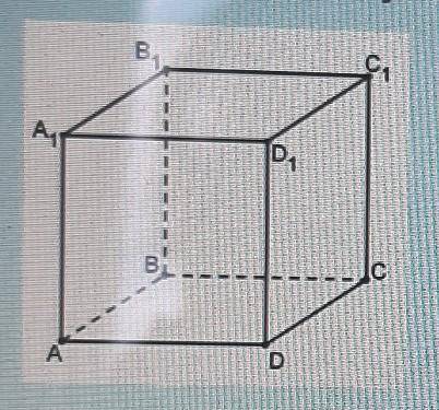 Дано изображение куба. Укажите взаимное расположение прямых A1B1 и DD1​