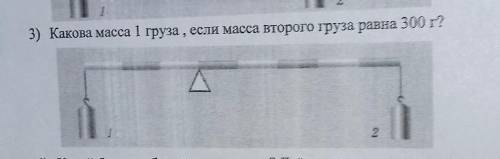 Какова масса 1 груза если масса второго груза равна 600г? ​