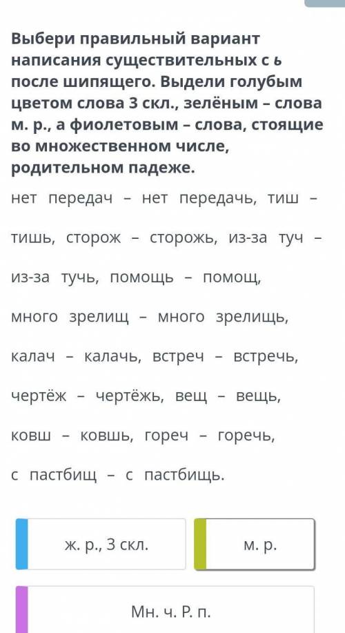 Профессии будущего. Правописание окончаний. Урок 2 , , , , , , , , , , , , .ж. р., 3 скл.м. р.Мн. ч.