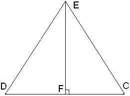 DE=EC,∢DEC=11°. Угол FCE равен