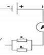 Чему равень A1, если R1=20ом, R2=30ом, амперметр показывает 5а ​