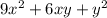 9x^{2}+6xy+y^{2}