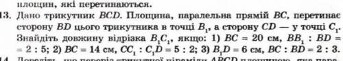 Доможіть вирішити дуже терміново тільки 3) B1D=6см... Потрібен малюнок