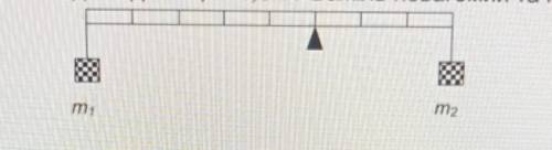 , ОЧЕНЬ ! Яку масу m2 має другий вантаж, якщо маса першого становитьвідповідно m1 =10,5кг? Важіль не