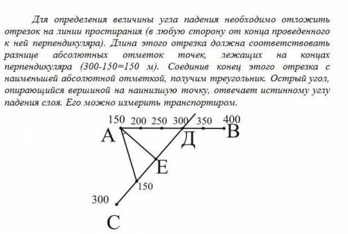 Выполнить построение геологического разреза. Пример построения на фотографиях