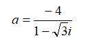 1)записать число a в алгебраической и тригонометрической формах 2) Изобразить его на координатной пл