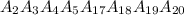 A_2A_3A_4A_5A_{17}A_{18}A_{19}A_{20}