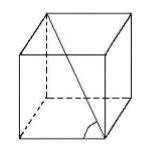 В прямоугольном параллелепипеде (рис. 3) с квадратным основанием со стороной 12 проведена главная ди