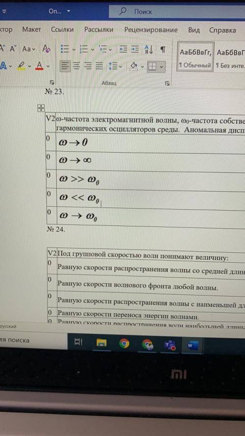 ω-частота электромагнитной волны, ω0-частота собственных колебаний гармонических осцилляторов среды.