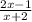 \frac{2x-1}{x+2}