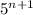 {5}^{n + 1}