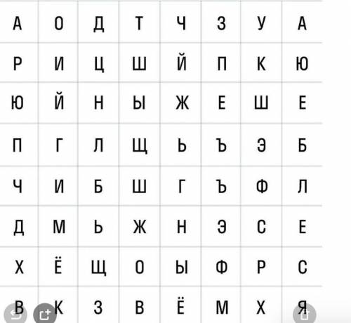 Макс решил пройти квест под названием «Буква». Чтобы дойти до конца, ему надо отыскать путь от верхн