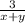 \frac{3}{x+y}