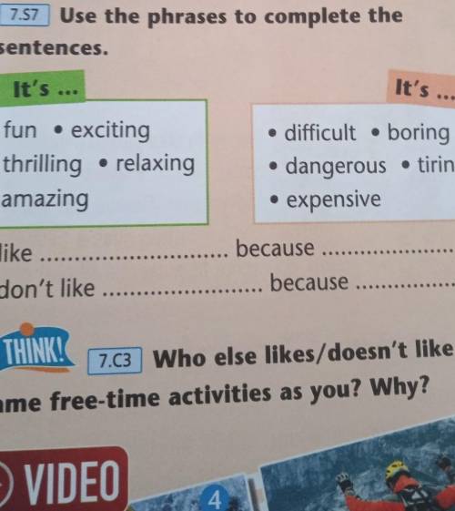 1 • Free-time activities Listen and say. Which are: outdoor activities? indoor activities? extreme s