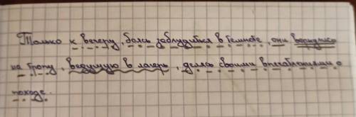 В приведённом ниже предложении выделите главные и второстепенные члены, причастие и деепричастие: То