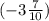 (-3\frac{7}{10} )