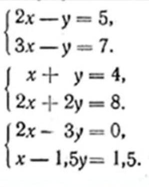 Система линейных уравнений с двумя переменными