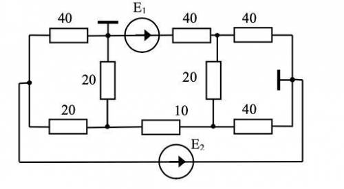 Определить входное сопротивление цепи относительно зажимов источника E1. Сопротивления НА РИСУНКЕ в