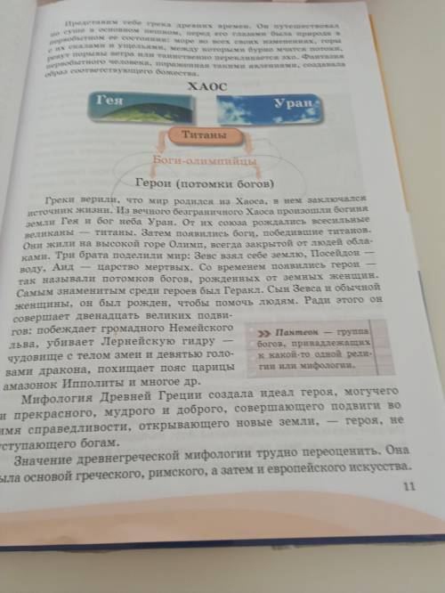 Составьте план на тему Герои потомки богов