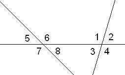 Известно, что ∢1=109°,∢8=57°. Вычисли все углы. ∢1= ∢2= ∢3= ∢4= ∢5= ∢6= ∢7= ∢8=