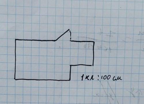 Практическая работа. Сделайте план своей комнаты в масш- табе 1: 100.​