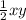 \frac{1}{2} xy