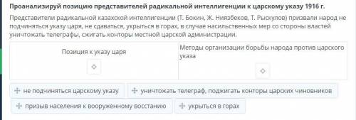 Проанализируй позицию представителей радикальной интеллигенции к царскому указу 1916 г. Представител