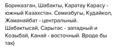 3. Заполните таблицу «Палеолітические стоянки на территории Казахстана. ​