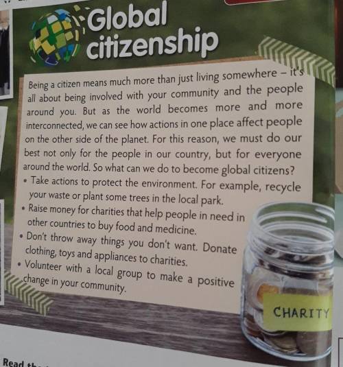 Project global citizenship