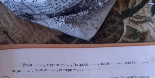 Б. 1) Какие уменьшительно-ласкательные слова использует автор? Выпиши- те имена существительные, кот