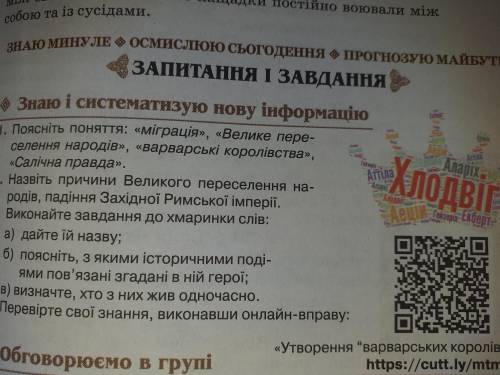 Виконайте завдання до хмаринки слів: а)дайте їй назву (б)поясніть, з якими історичними подіями пов'я