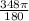 \frac{348\pi }{180}