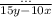 \frac{...}{15y-10x}