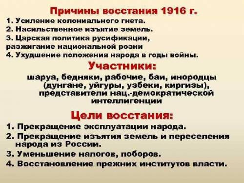 ​ тема почему восстание 1916 года приобрело общенародный характер